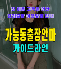 가능동출장안마