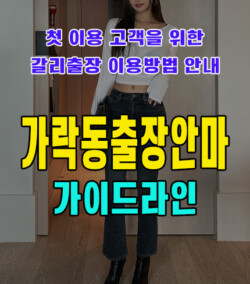 가락동출장안마
