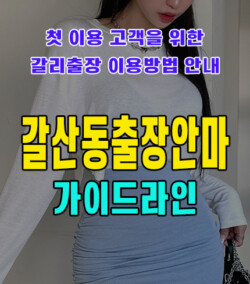 갈산동출장안마