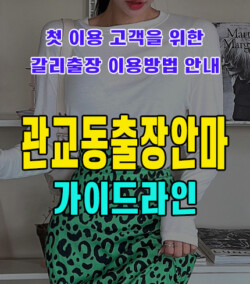 관교동출장안마