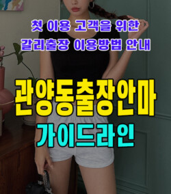 관양동출장안마