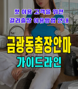 금광동출장안마