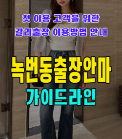 녹번동출장안마