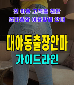대야동출장안마