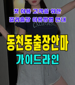 동천동출장안마