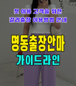 명동출장안마