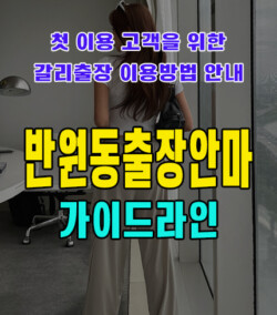 반월동출장안마