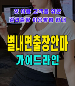 별내면출장안마