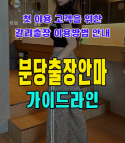 분당출장안마