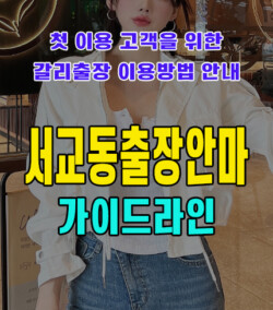 서교동출장안마