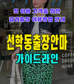선학동출장안마
