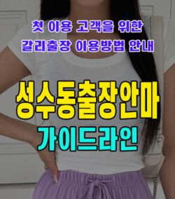 성수동출장안마