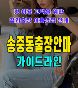 송중동출장안마