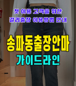 송파동출장안마