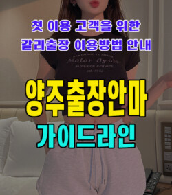 양주출장안마