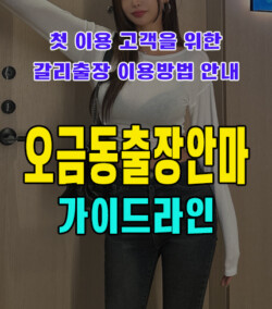 오금동출장안마