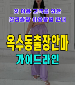 옥수동출장안마