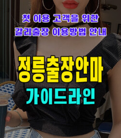 정릉출장안마