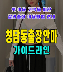 청담동출장안마