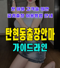 탄현동출장안마