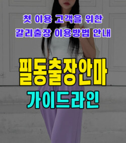 필동출장안마
