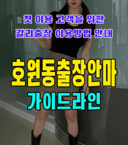 호원동출장안마
